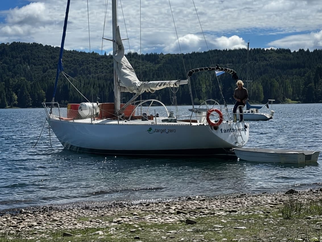 Velero por el Lago Nahuel Huapi